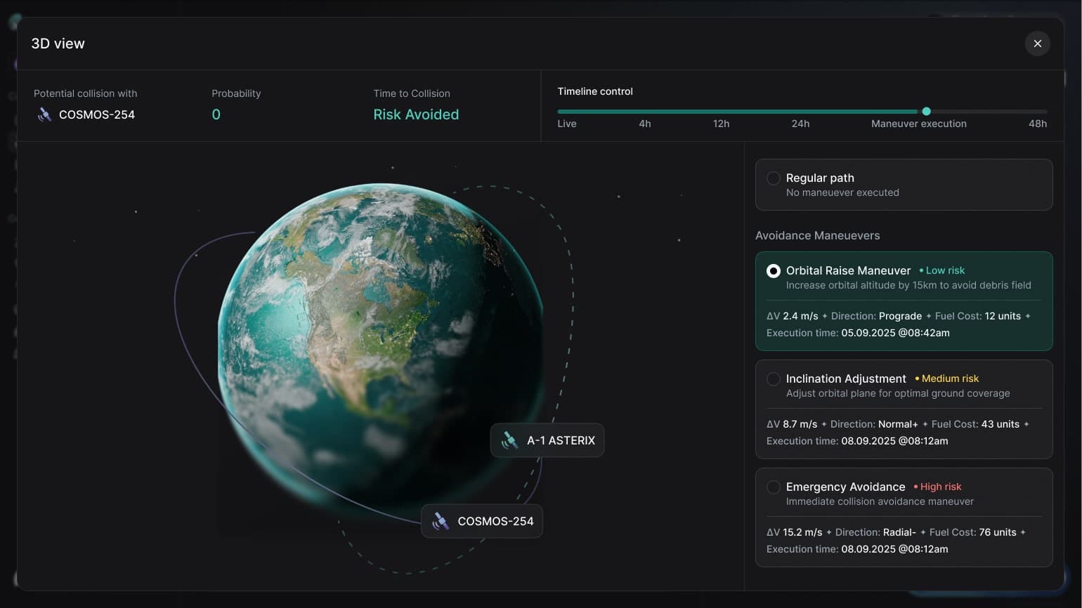 Space Guardian satellite 3D view